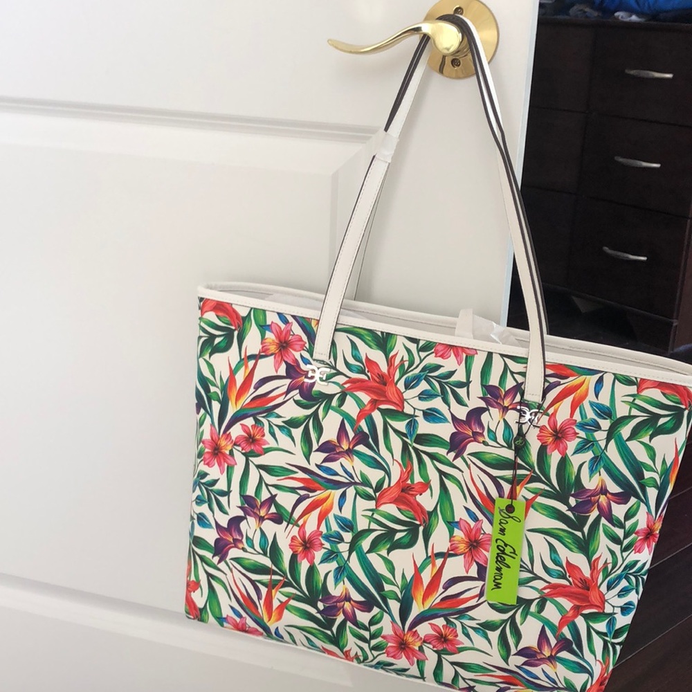 Sam Edelman pink leaf “Melinda” bag